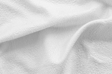 Abstract monochrome fabric texture pattern top view mockup