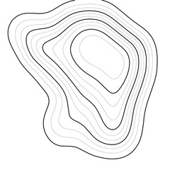 Topographic map contour background. Line topographic map contour background. Art design contour background. Grid map. Vector illustration.