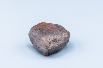 Chondrite Meteorite L Type isolated, piece of rock formed in outer space in the early stages of Solar System as asteroids. This meteorite comes from a meteorite fall impacting Earth at Atacama Desert © abriendomundo
