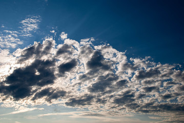 Fototapeta na wymiar Chmury na niebie