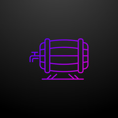 Beer barrel nolan icon. Elements of food and drink set. Simple icon for websites, web design, mobile app, info graphics