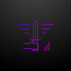 Action game outline nolan icon. Elements of game development set. Simple icon for websites, web design, mobile app, info graphics