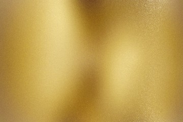 Dirty rough gold metal plate, abstract texture background