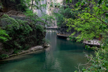 Taihang mountain grand canyon natural scenery