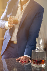Willingness is the key. An elegant man suffering from alcoholism and gambling