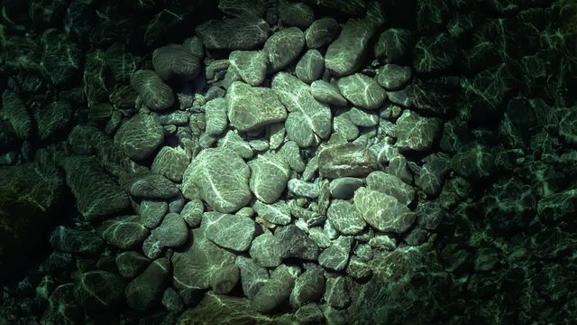 Light at the bottom of water well