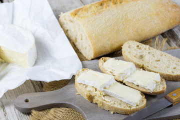 tartine de camembert