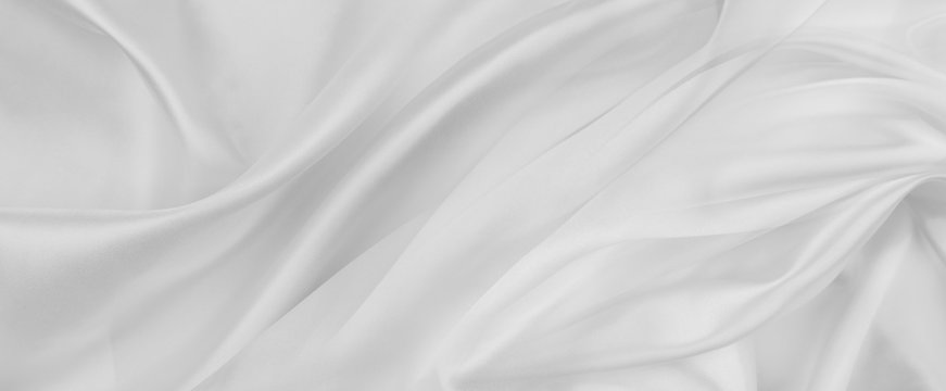 White silk fabric lines texture luxury background