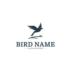 Bird logo Design Vector Template. Bird icon vector concept