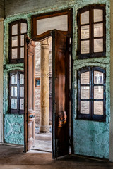 A door from a building from Campanopolis, Buenos Aires, Argentina