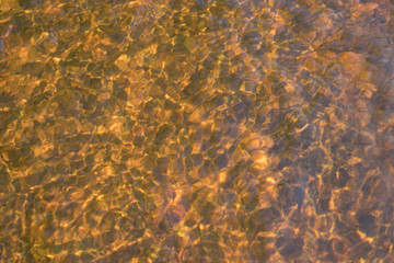 river with high iron content in water