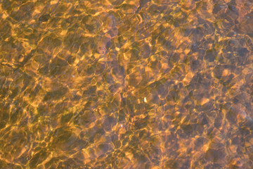 river with high iron content in water