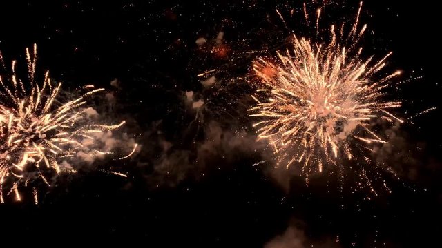 2019 Canada Day Fireworks in Lethbridge Alberta Canada