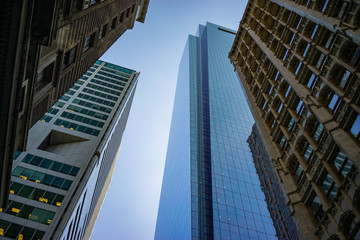 Naklejka premium Tall City Buildings Philadelphia