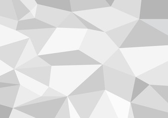 Fototapeta premium Polygon geometric triangle white gray abstract background, Business Design Templates, Vector. Illustration.