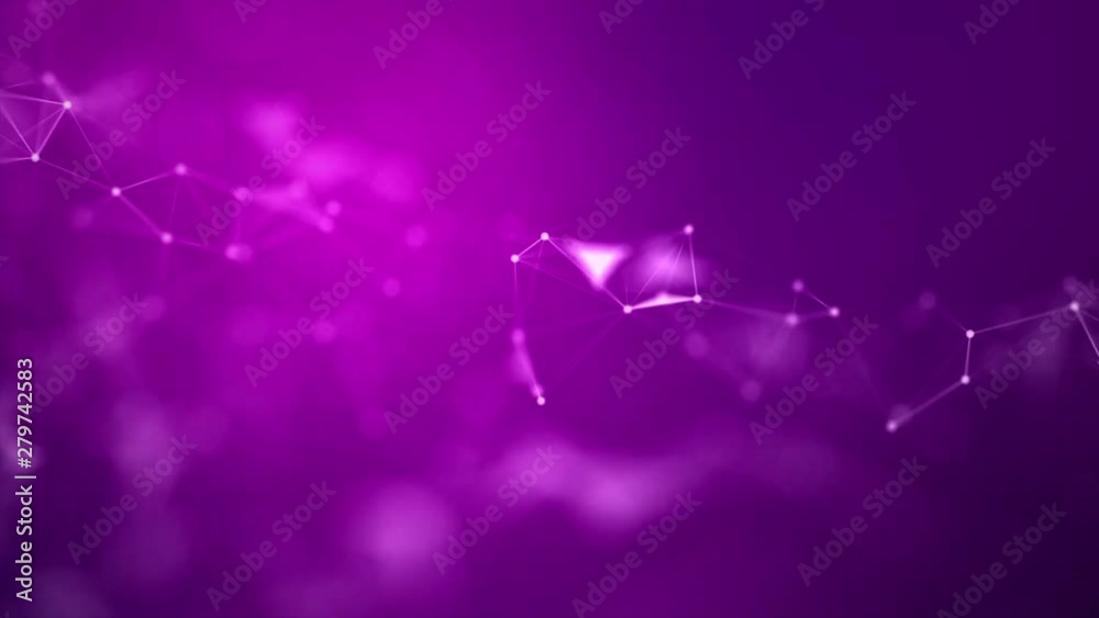 Poster abstract background futuristic dot point and connection line for network cyber technology concept wi