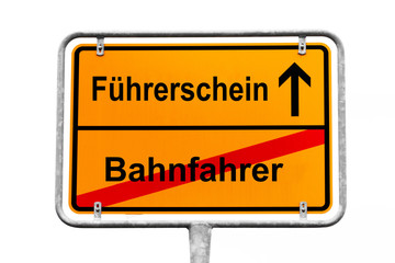 Führerschein Wegweiser