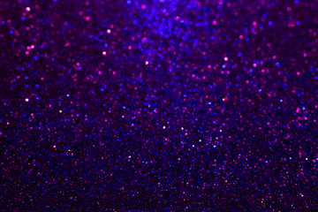 Glitter of the nightly glowing multicolored sky