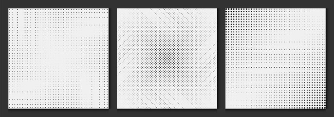 Background dot pattern abstract halftone geometric design vector.