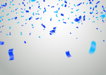 Stock vector illustration party flying purple and various colors realistic balloons. Defocused macro effect. Templates for placards, banners. New Year Funky Decoration. Hipster Seasonal Sale Confetti