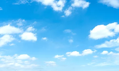 Tuinposter Blauwe lucht / wolken © naka