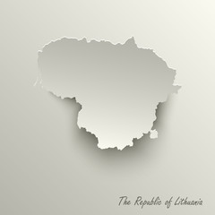 Fototapeta na wymiar Abstract design map the Republic of Lithuania template