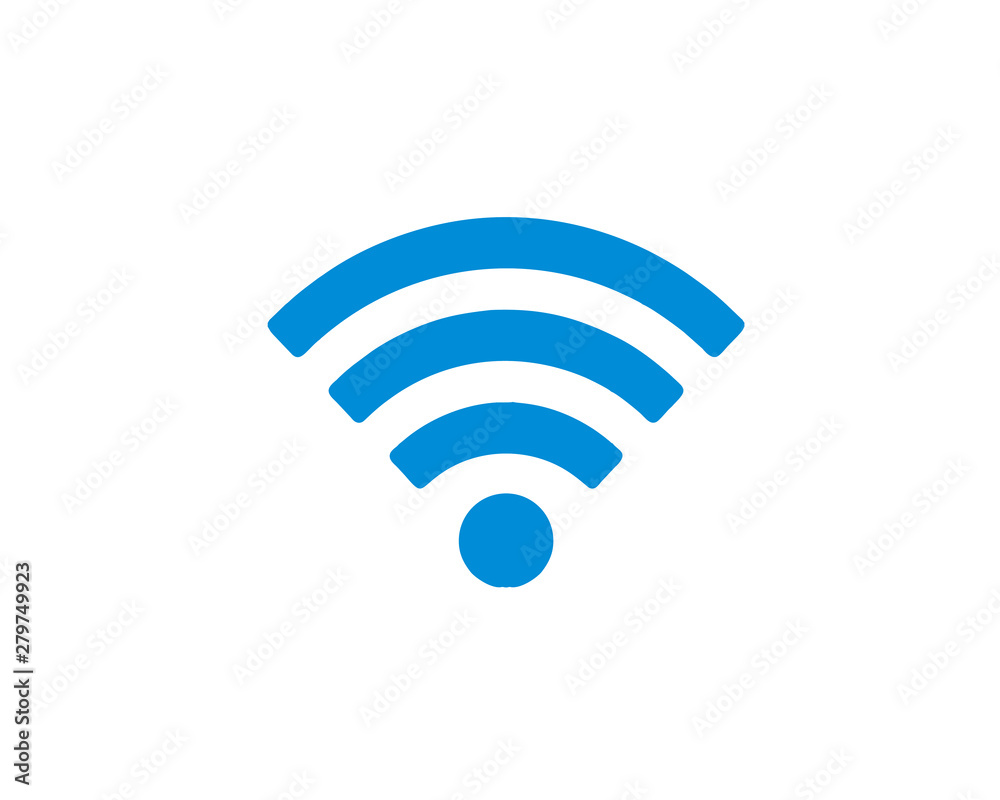 Poster wifi icon vector. symbol for web site computer and mobile vector.