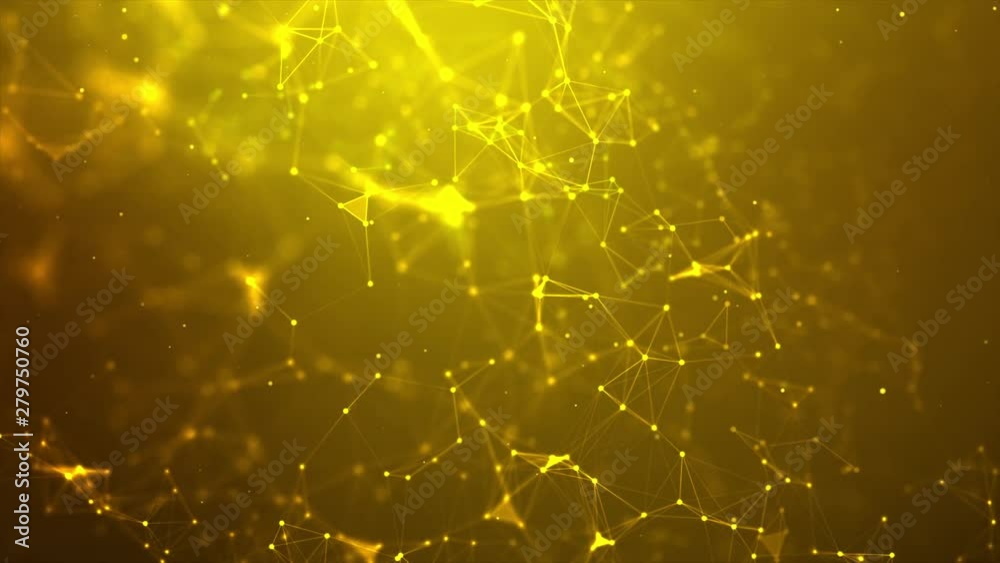 Poster abstract background futuristic dot point and connection line for network cyber technology concept wi