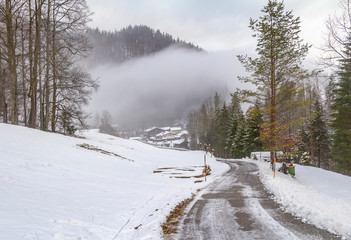 bavarian winter scenery