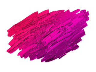 Color paint isolated on white background