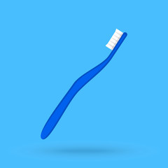 Toothbrush Simple vector modern icon design illustration.
