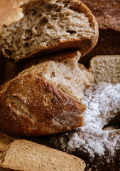 natural bakery products on the table