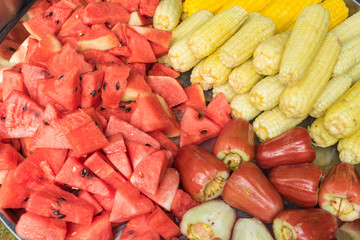 Concepts about the consumption of fruits and various nutrients of each type of fruit