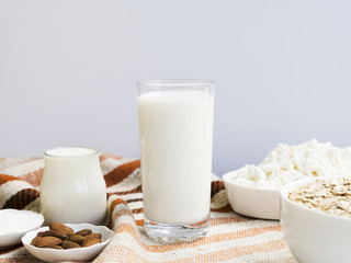 Milk, cottage cheese and dairy products