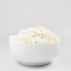 Bowl full of cottage cheese