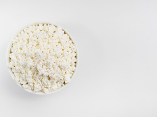 Bowl full of cottage cheese
