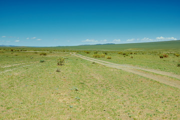 Typical Mongolian landscape