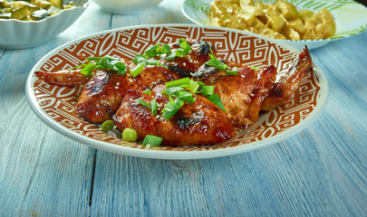 Beer Braised Szechuan Chicken Wings