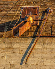 Discharge Chute on an Old Grain Elevator 