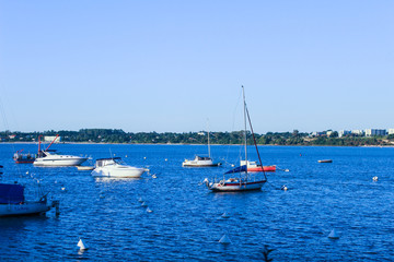 Obraz premium Boat Water Sea