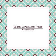 Vector Ornamental Decorative Frame