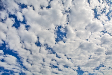 Blue sky with clouds