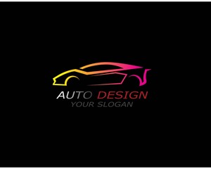 Auto car logo inspiration template design