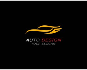 Auto car logo inspiration template design