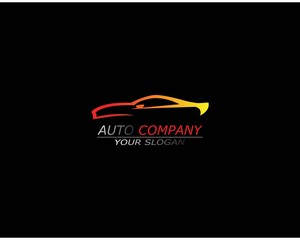 Auto car logo inspiration template design