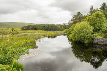 Fototapeta premium Owencarrow River, Lough Veagh, Glenveagh National Park, Donegal, Ireland