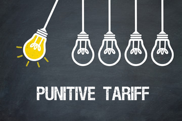 Fototapeta premium Punitive tariff 