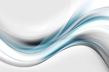 Peel and stick wall murals Abstract wave Abstract Blue Gray Background Design