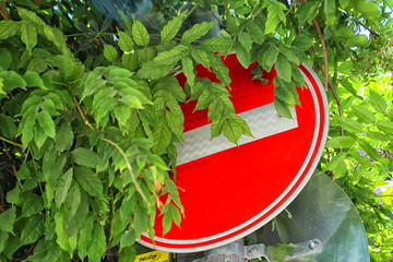 road sign