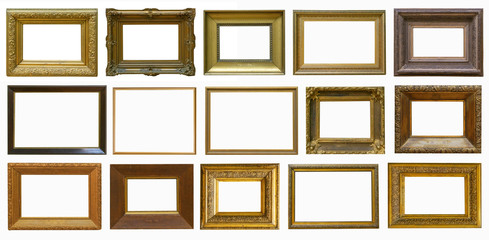 Frames picture antiques set